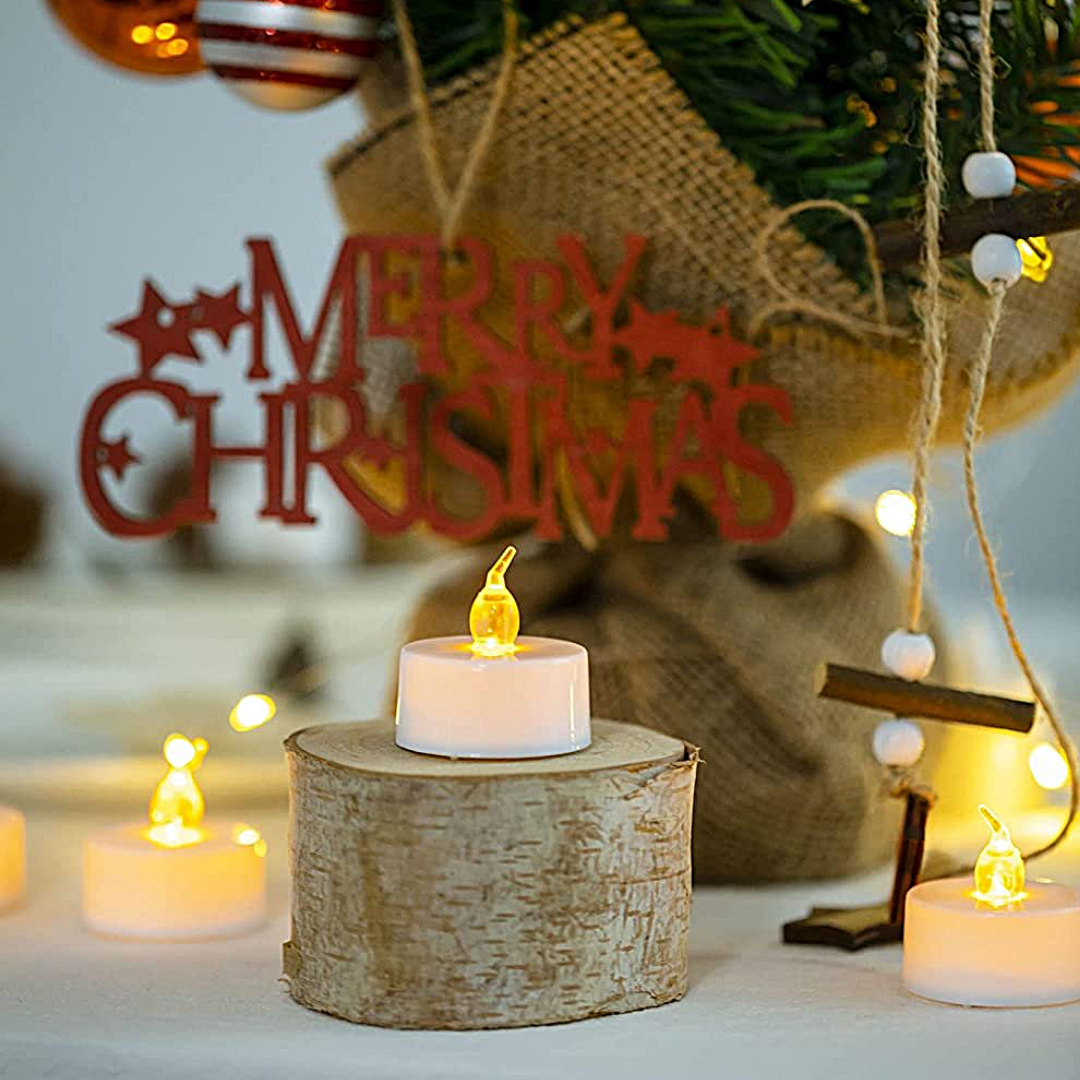 Bougies électronique scintillantes 12PCS/4PCS