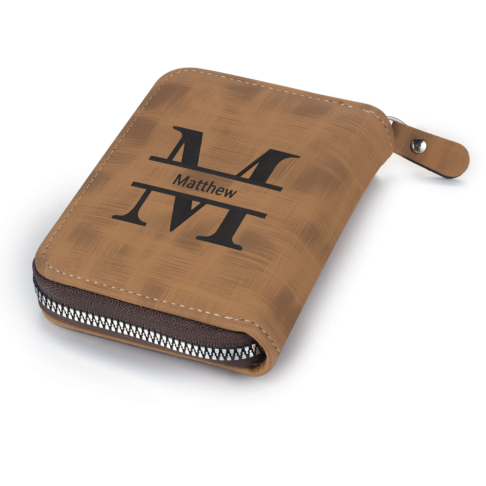 Portefeuille Classique 1 Prénom et Lettre Personnalisés avec Photo Porte-Monnaie Carte