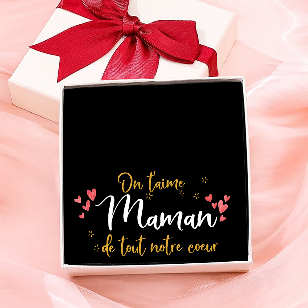 À ma Maman - Carte avec coffre cadeau