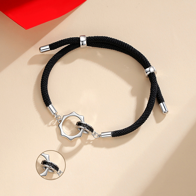 2PCS Bracelets Soleil et Lune Bracelet en Commun pour Couple｜Jessemade