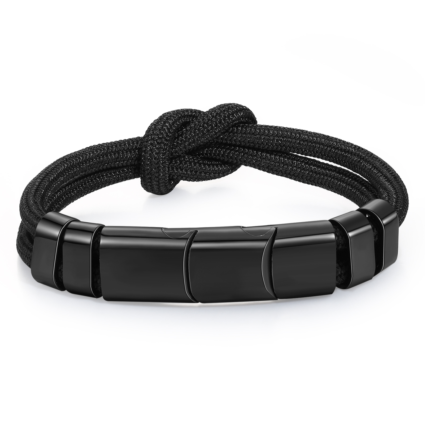 Bracelet Nœud 7 Prénoms Personnalisés pour Hommes