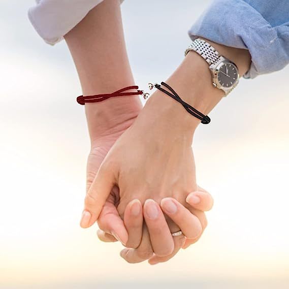 2PCS Bracelets Roped 2 Prénoms Personnalisés Bracelet en Commun pour Couple Bracelet Noeud Coulissant | Jessemade