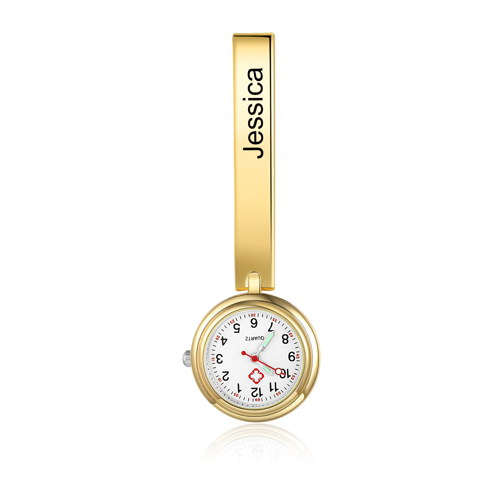 Montre de poche Infirmière Prénom Personnalisé