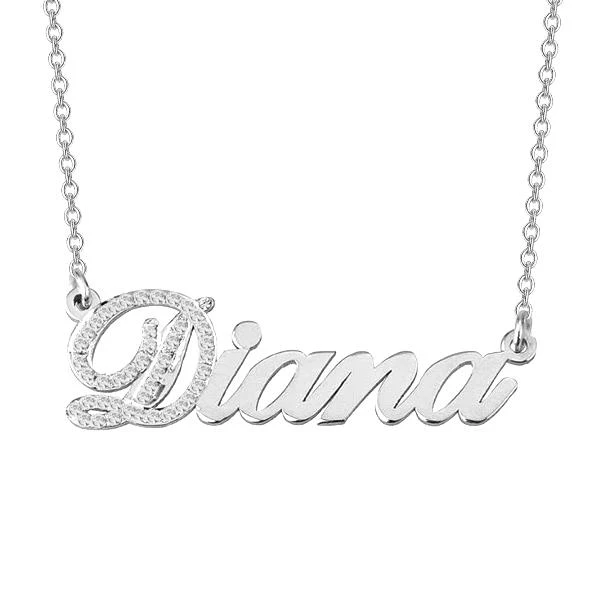 Collier Prénom Personnalisé diamant