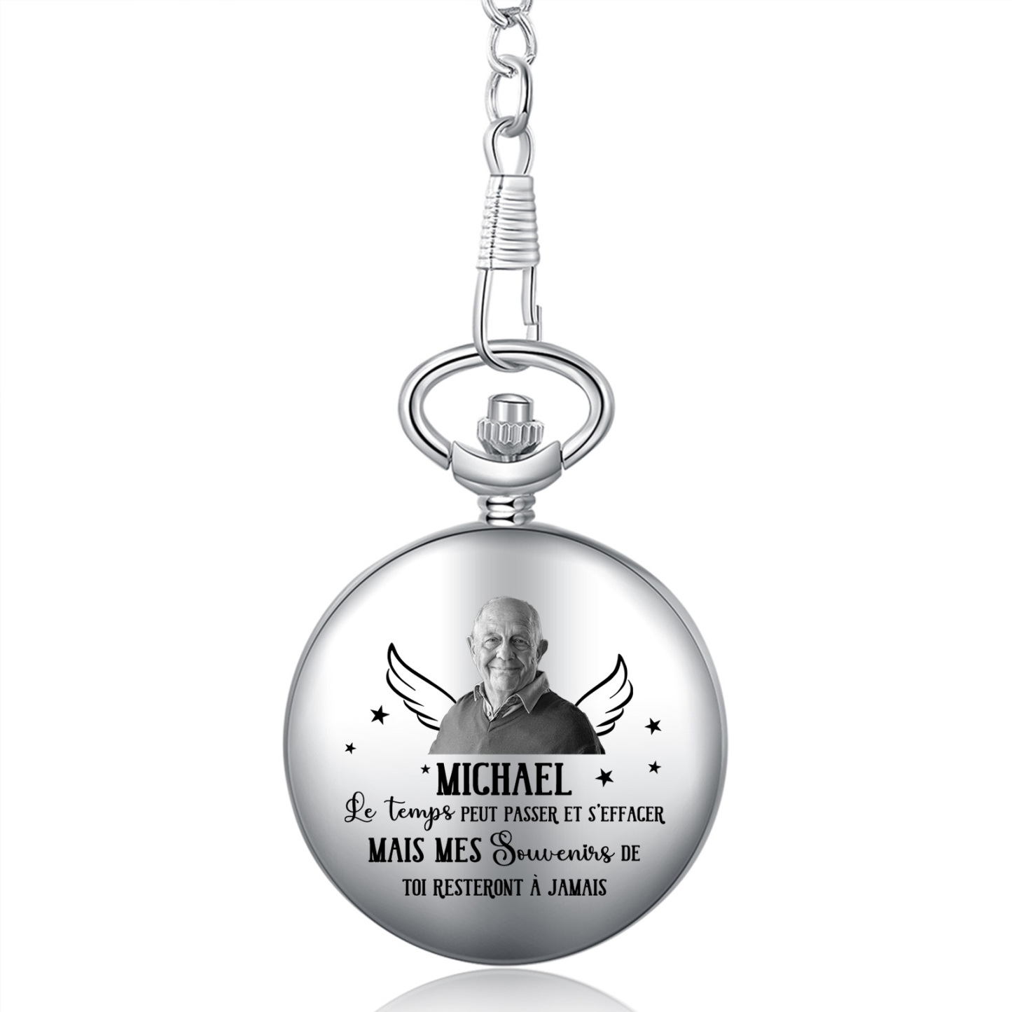 Montre de Poche Commémorative personnalisée avec Photo