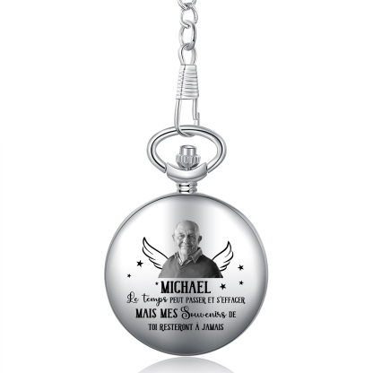 Montre de Poche Commémorative personnalisée avec Photo