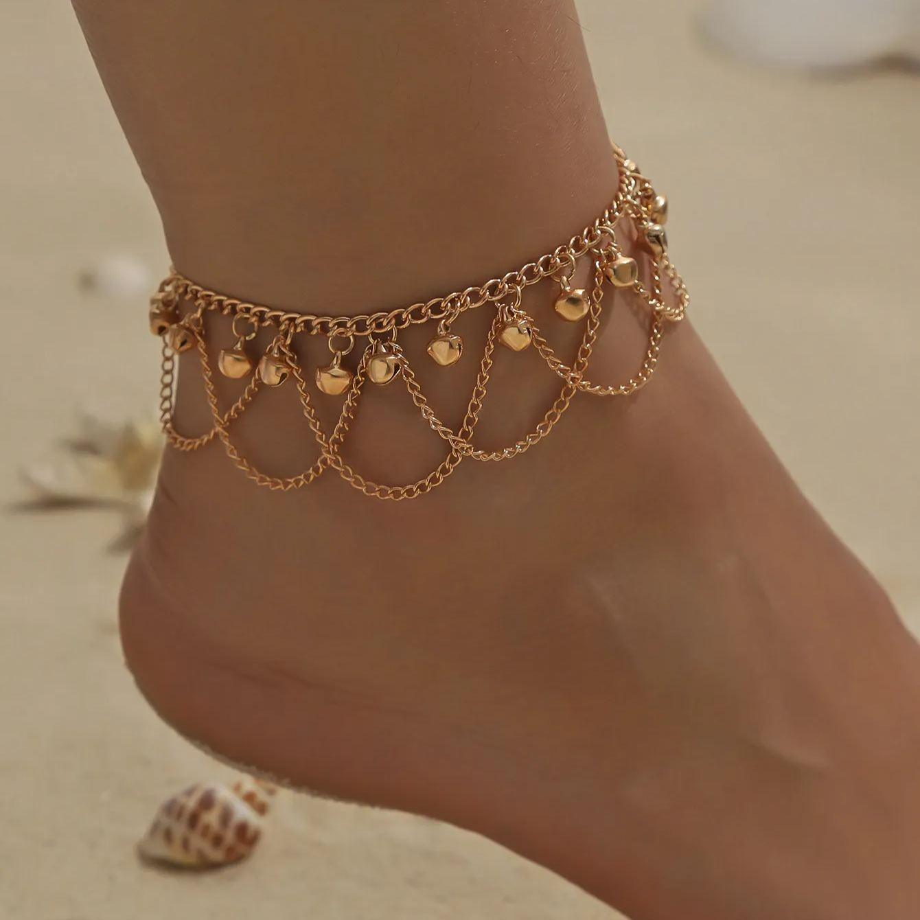 [Copy]Bracelet Fleurie Multicolore–Chaîne de Cheville Bohème et Coloré Bijou d'été pour Femme | Jessemade