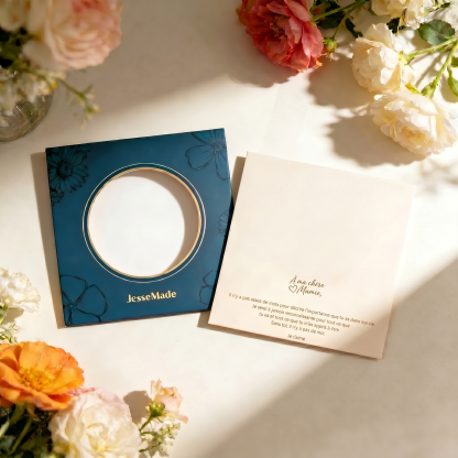 Coffret Cadeau Jessemade – Boîte Bleue avec Carte Message