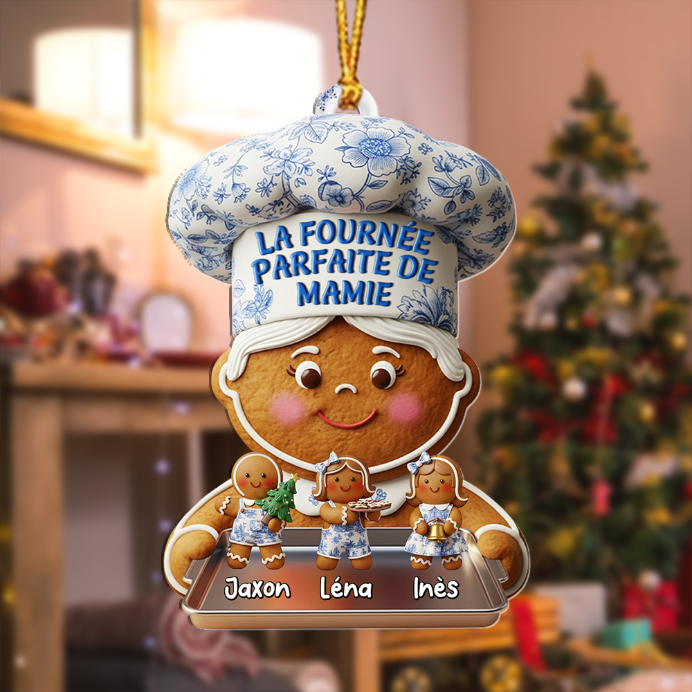 Décoration Sapin Noël en pain d'épices - La Fournée Parfaite De Mamie