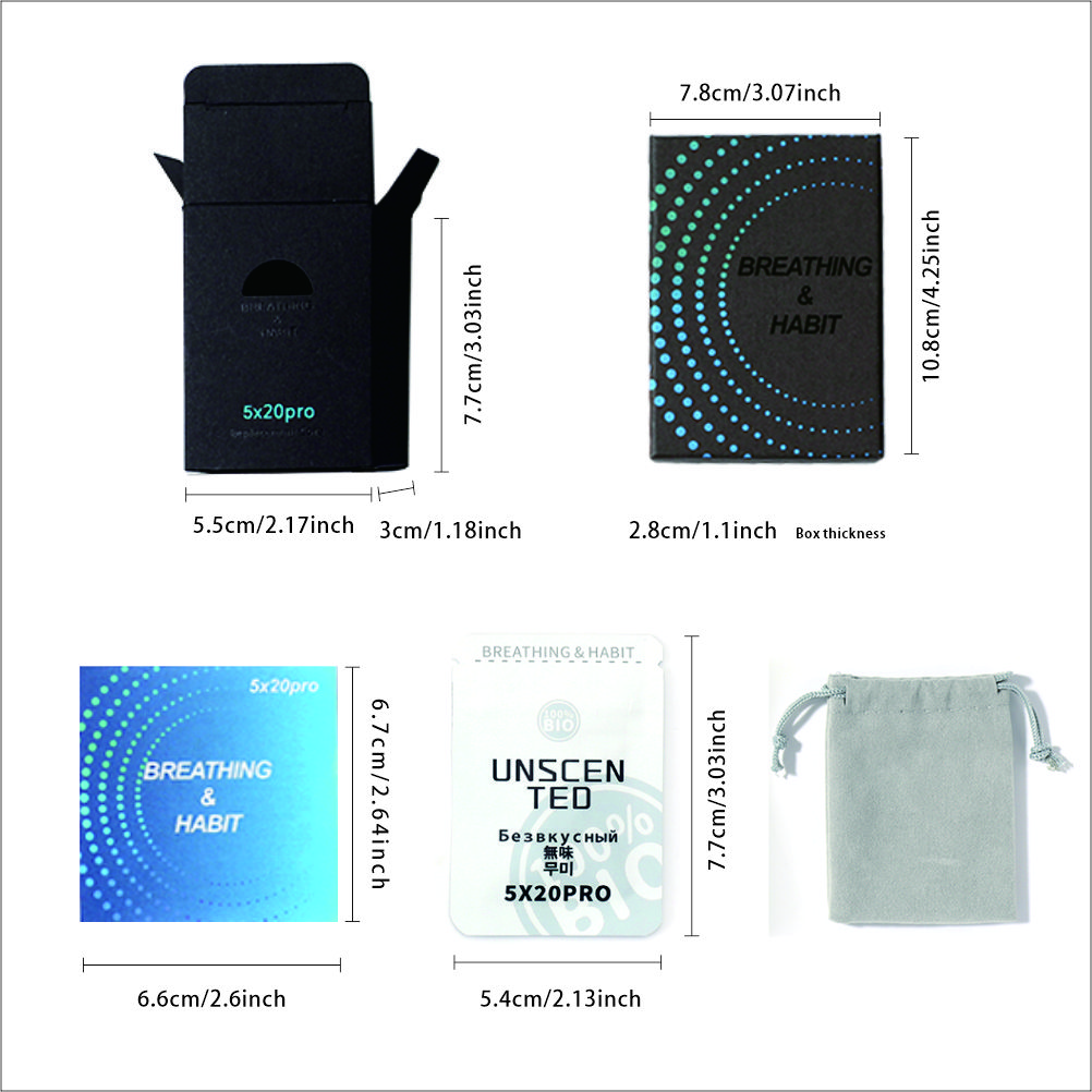 Collier de Respiration avec Pendentif en Bois pour soulager l'Anxiété