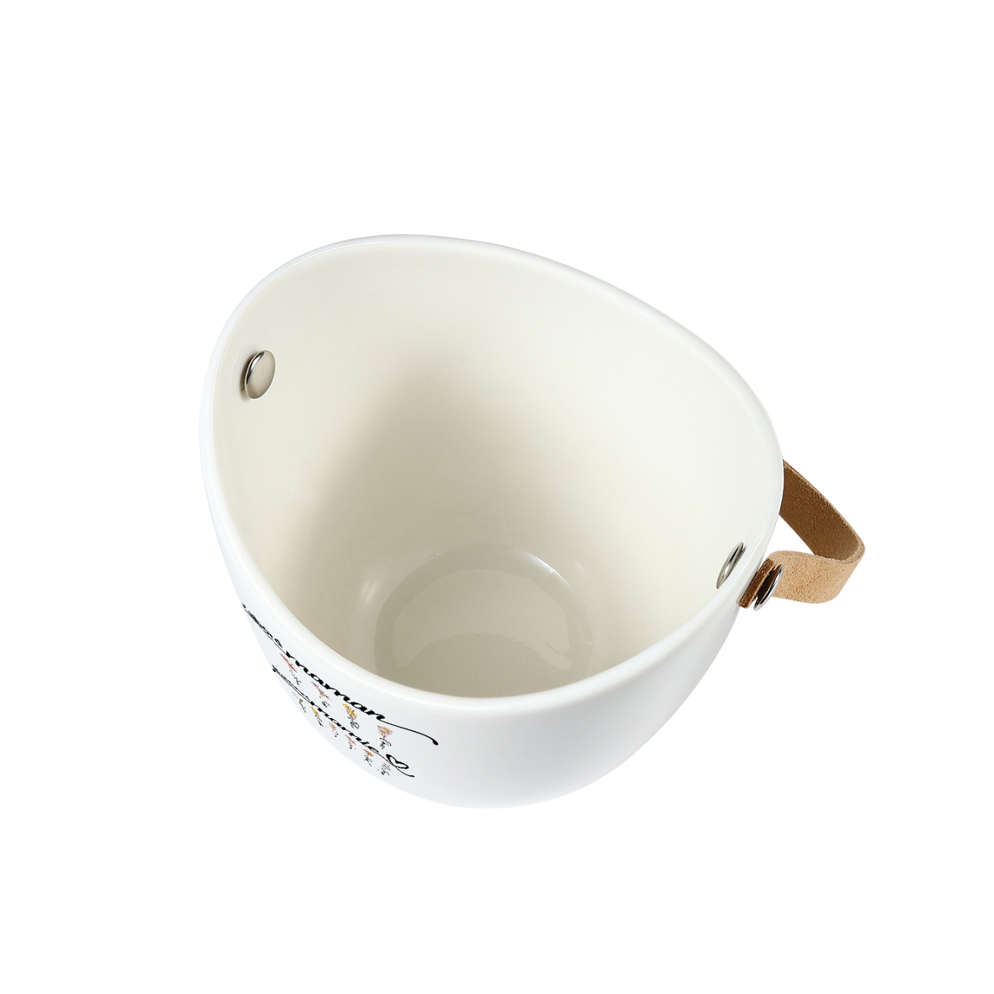 Pot mural Personnalisé en Céramique avec Fleur de Naissance