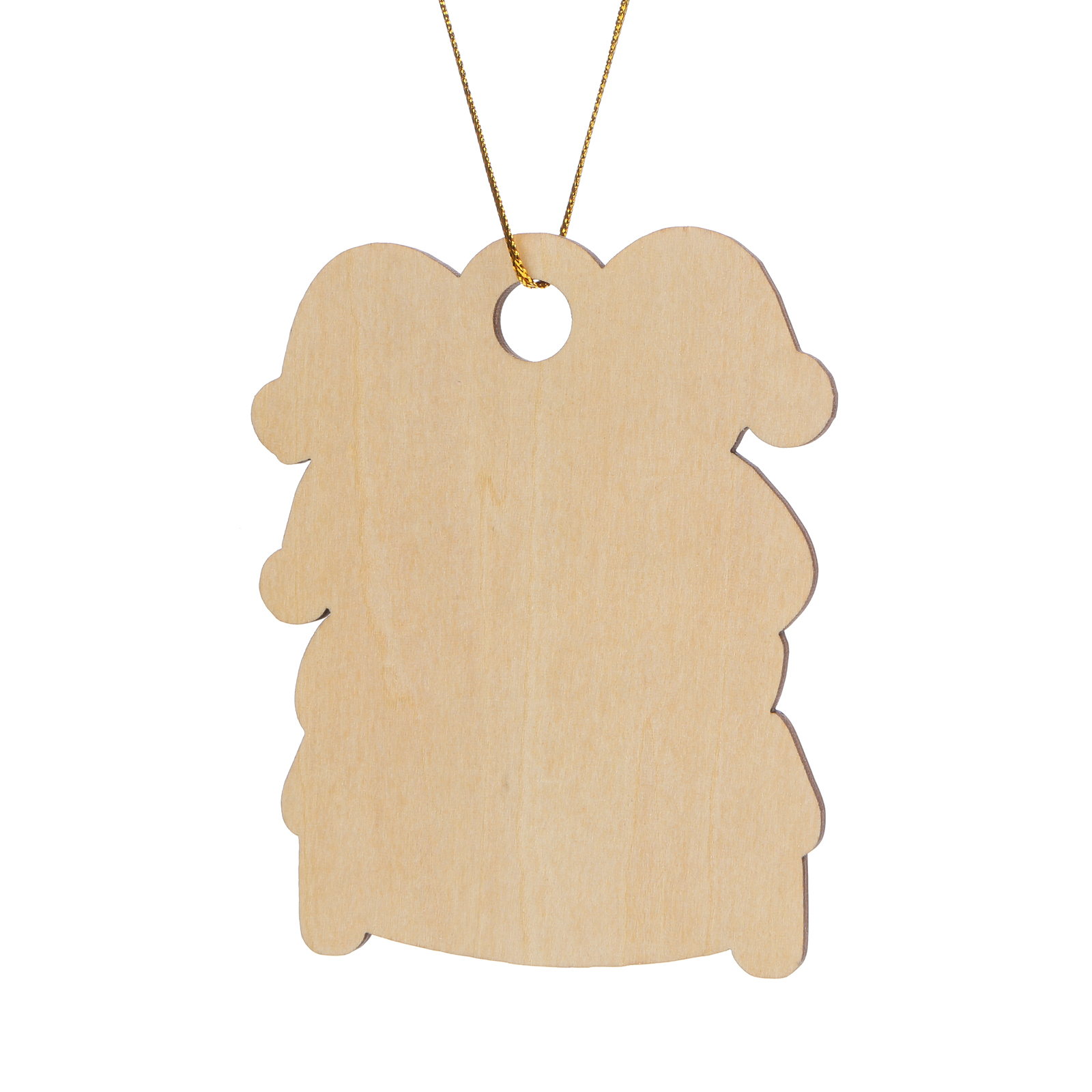 Ornement sapin Noël personnalisé – Famille préparant la maison en pain d’épices