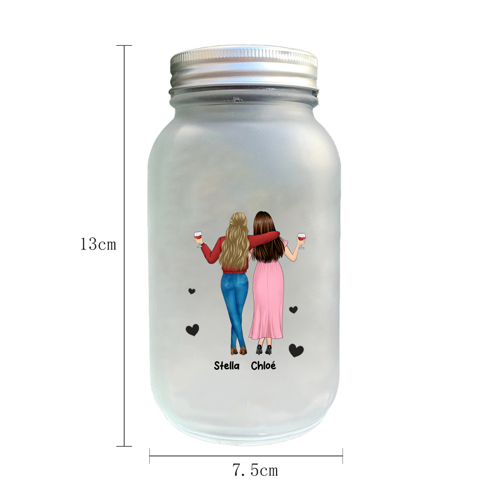 Bouteille Lumineuse LED Personnalisée Cadeau d'Amitié