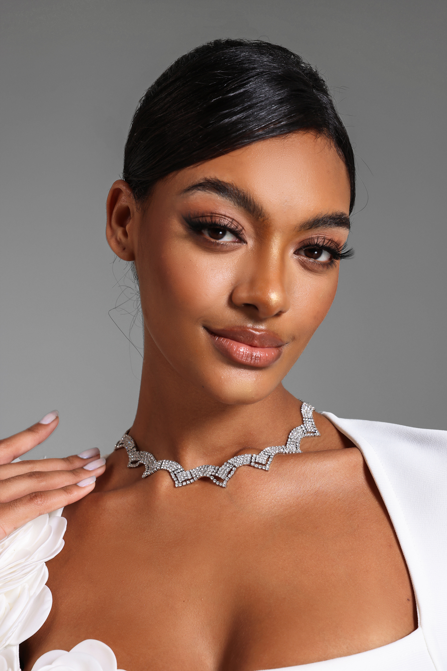 Faux Diamond Nacklace