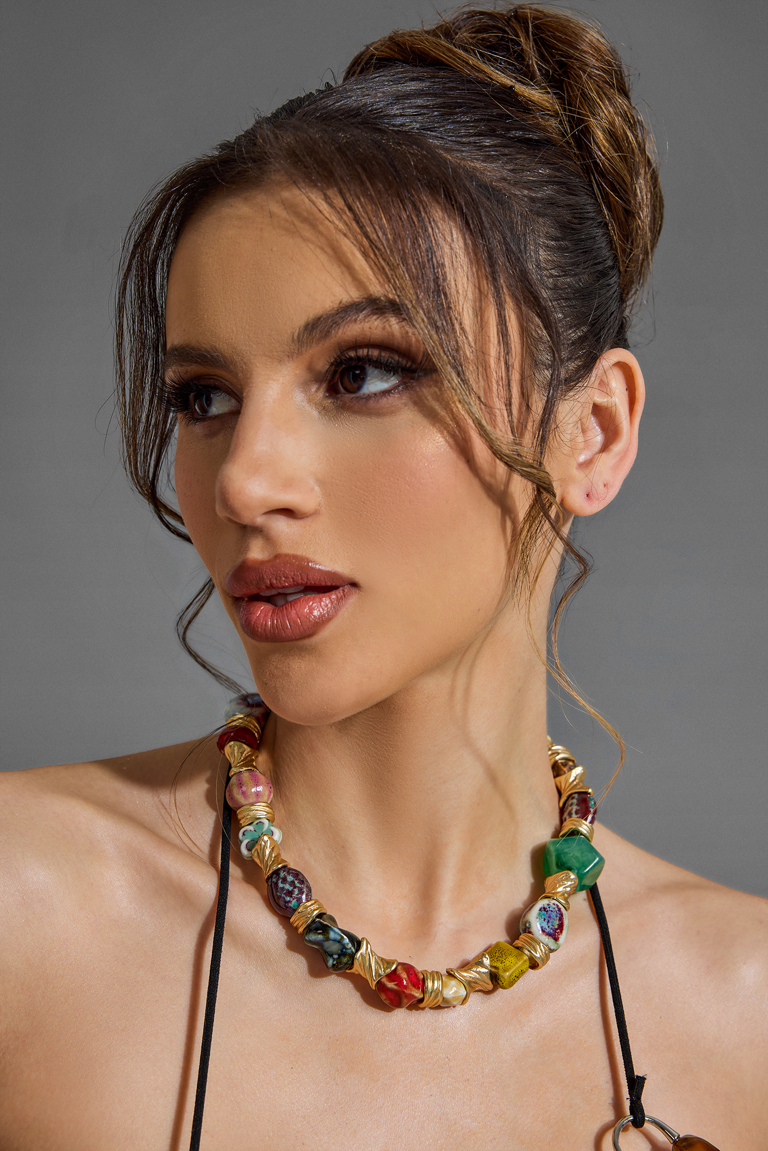 Ceramic Irregular Shape Necklace