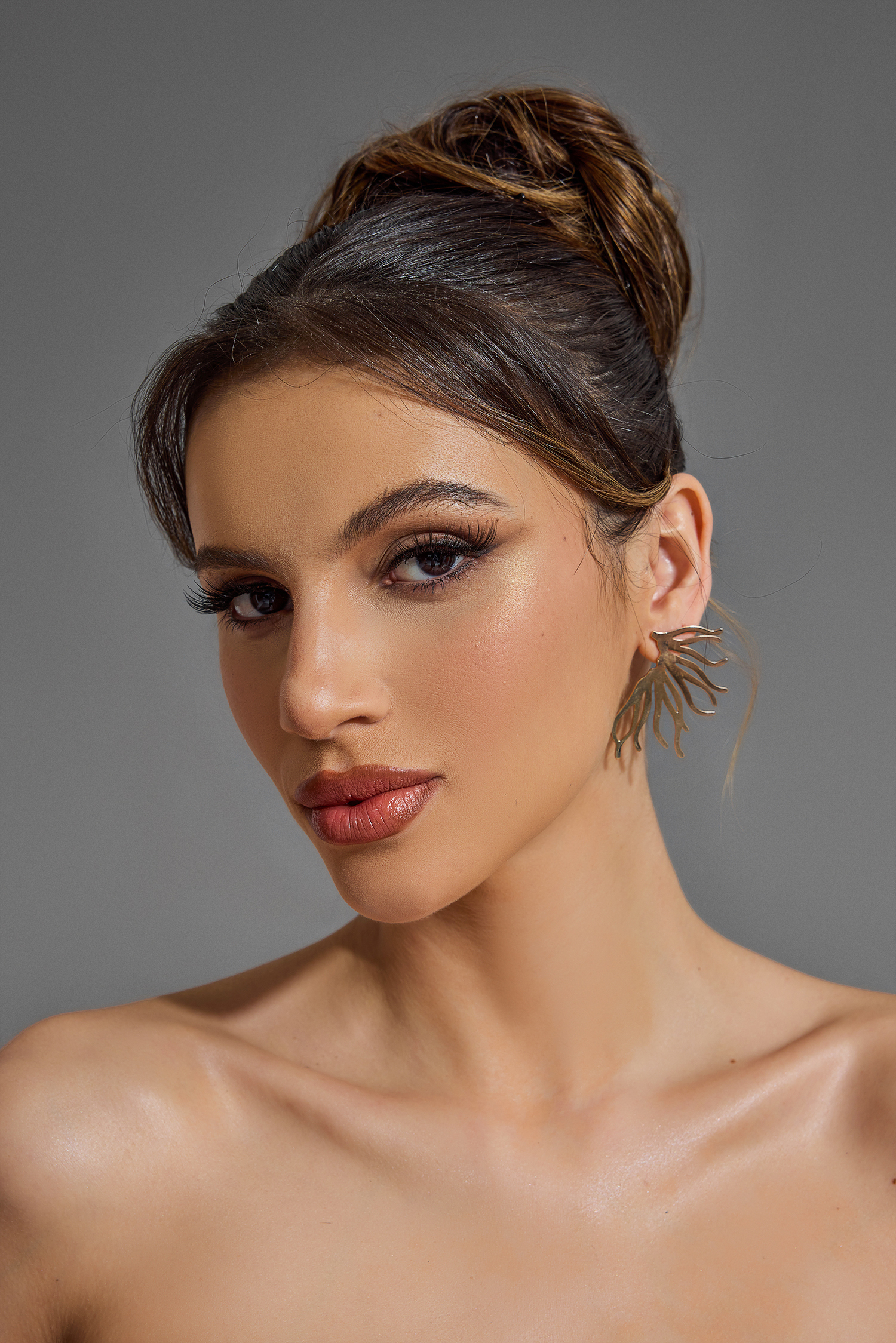 Irregular Shape Stud Earrings