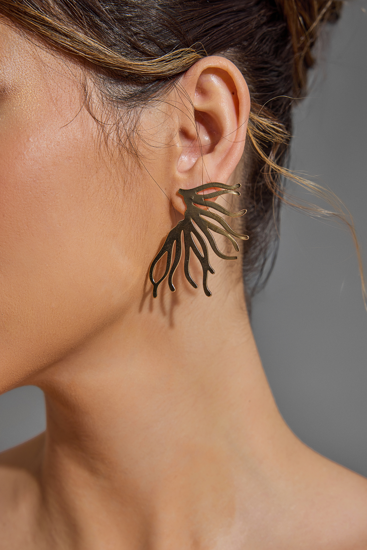 Irregular Shape Stud Earrings