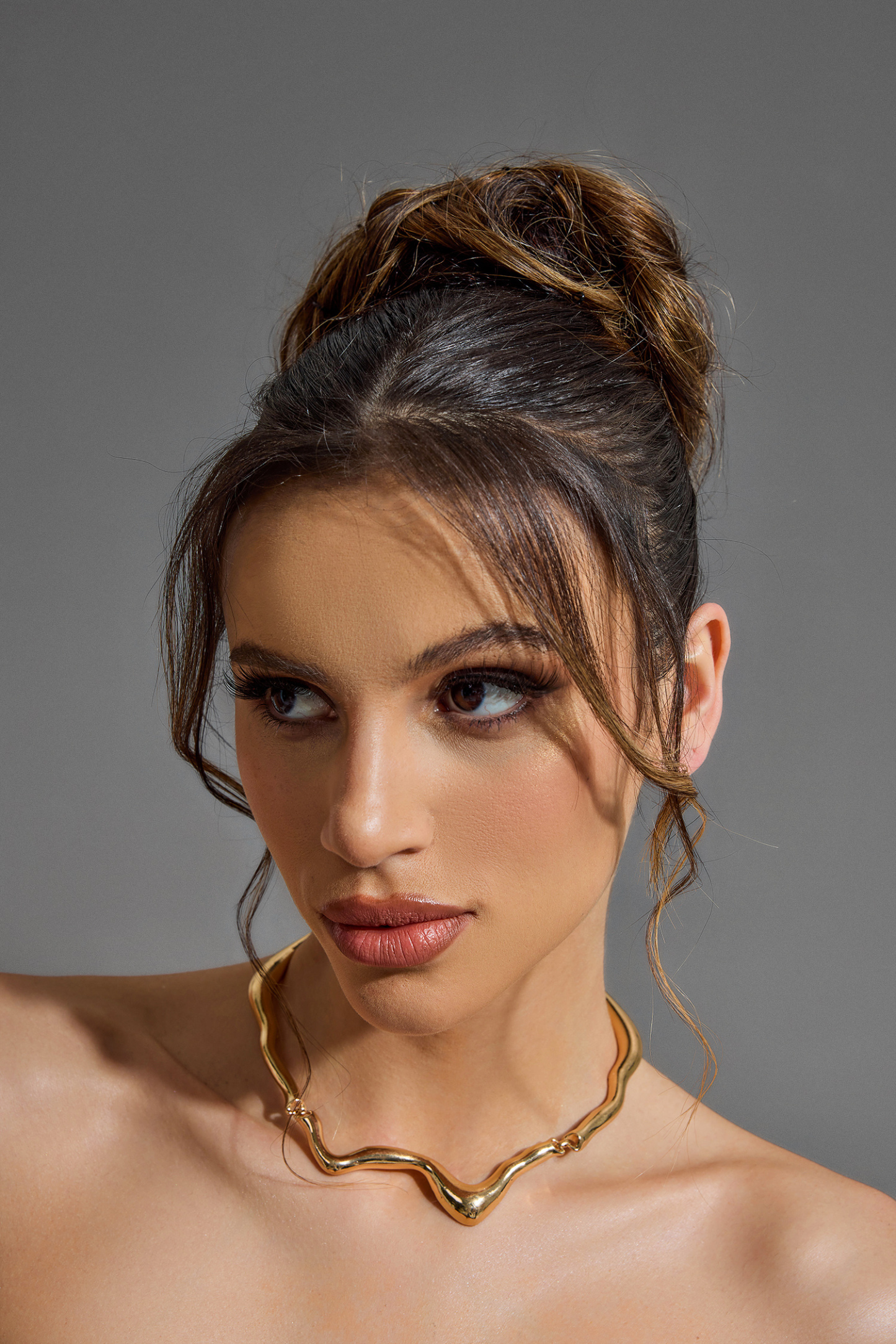 Metal Irregular Shape Necklace