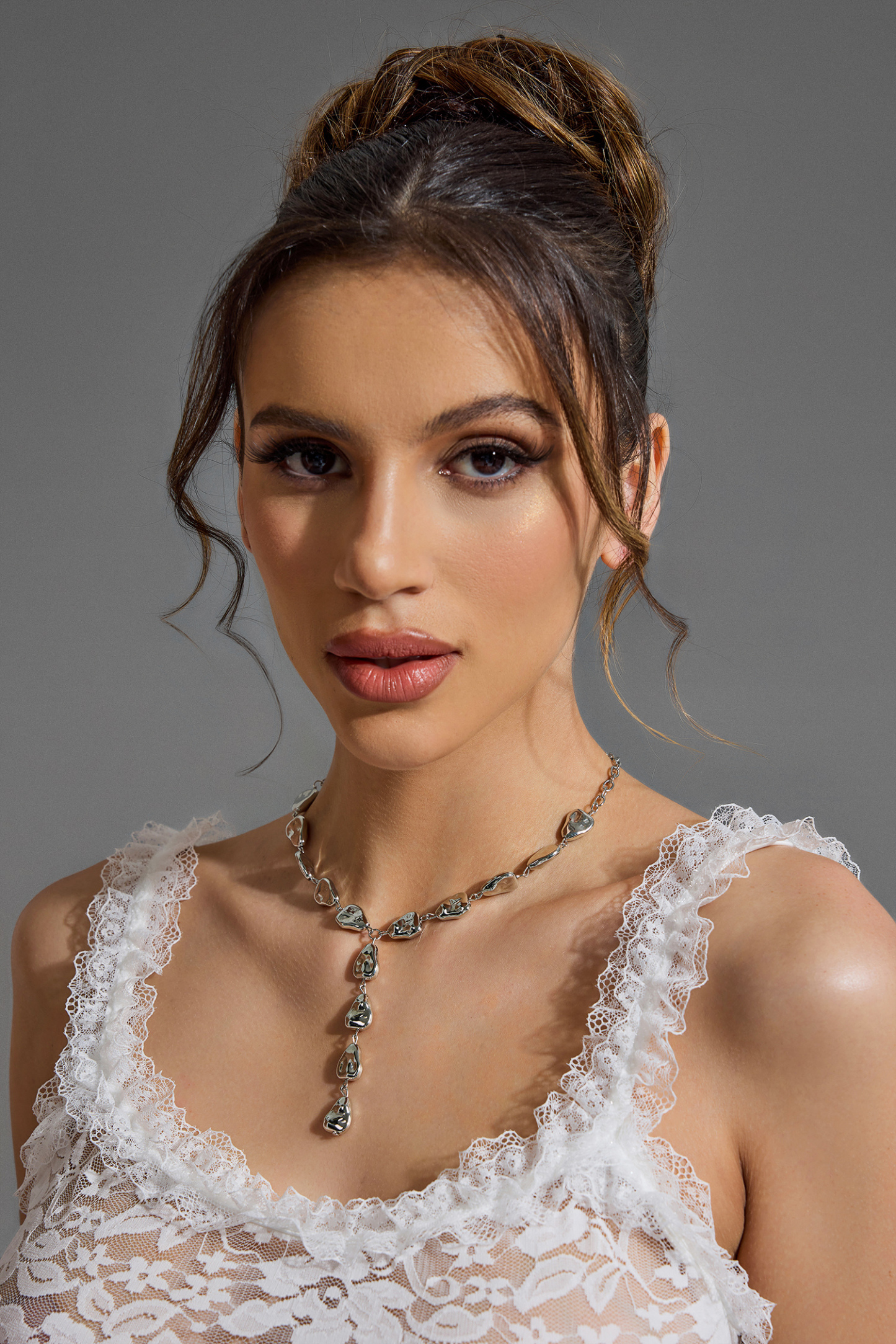 Metal Silver Necklace