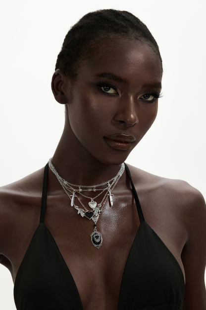 Heart Multi Layered Necklace