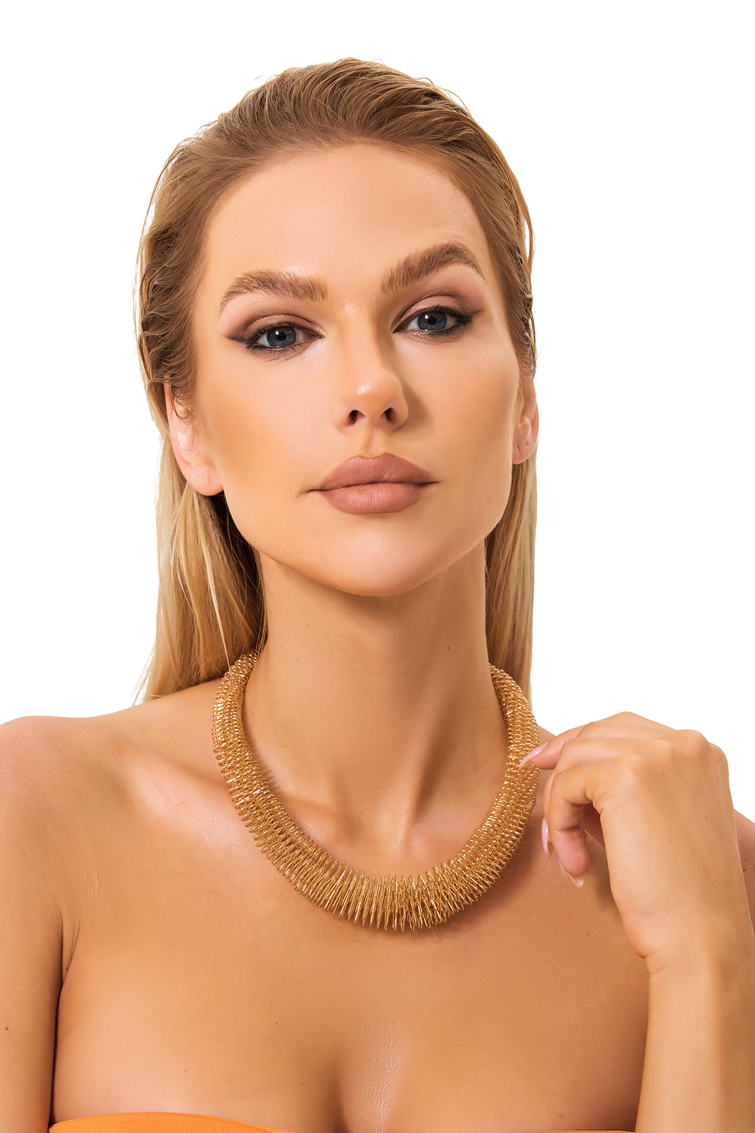 Gold Braided Necklace