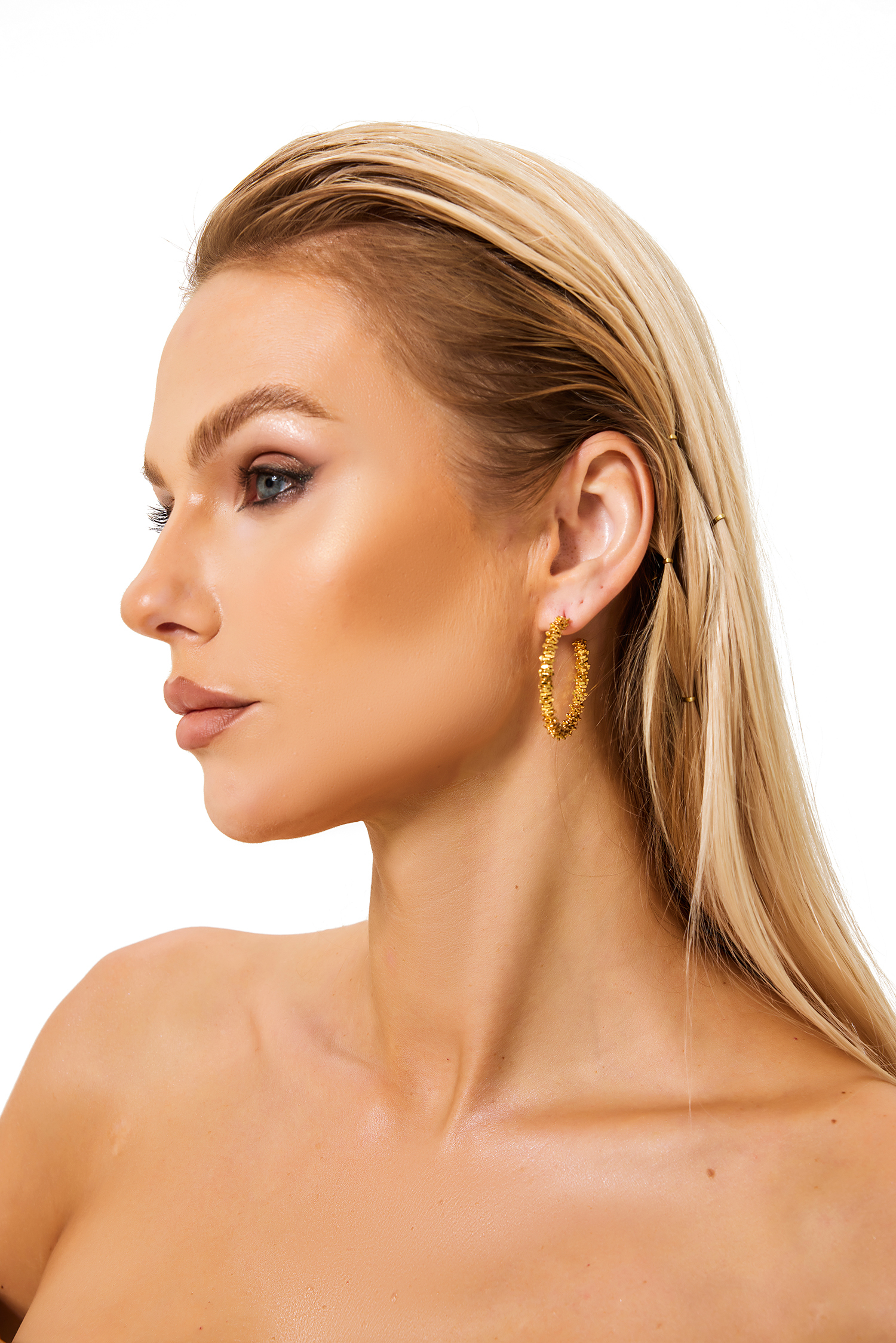 Metal Round Earrings