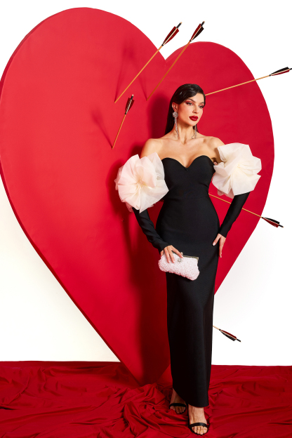 Faux Pearl Rhinestone Bag