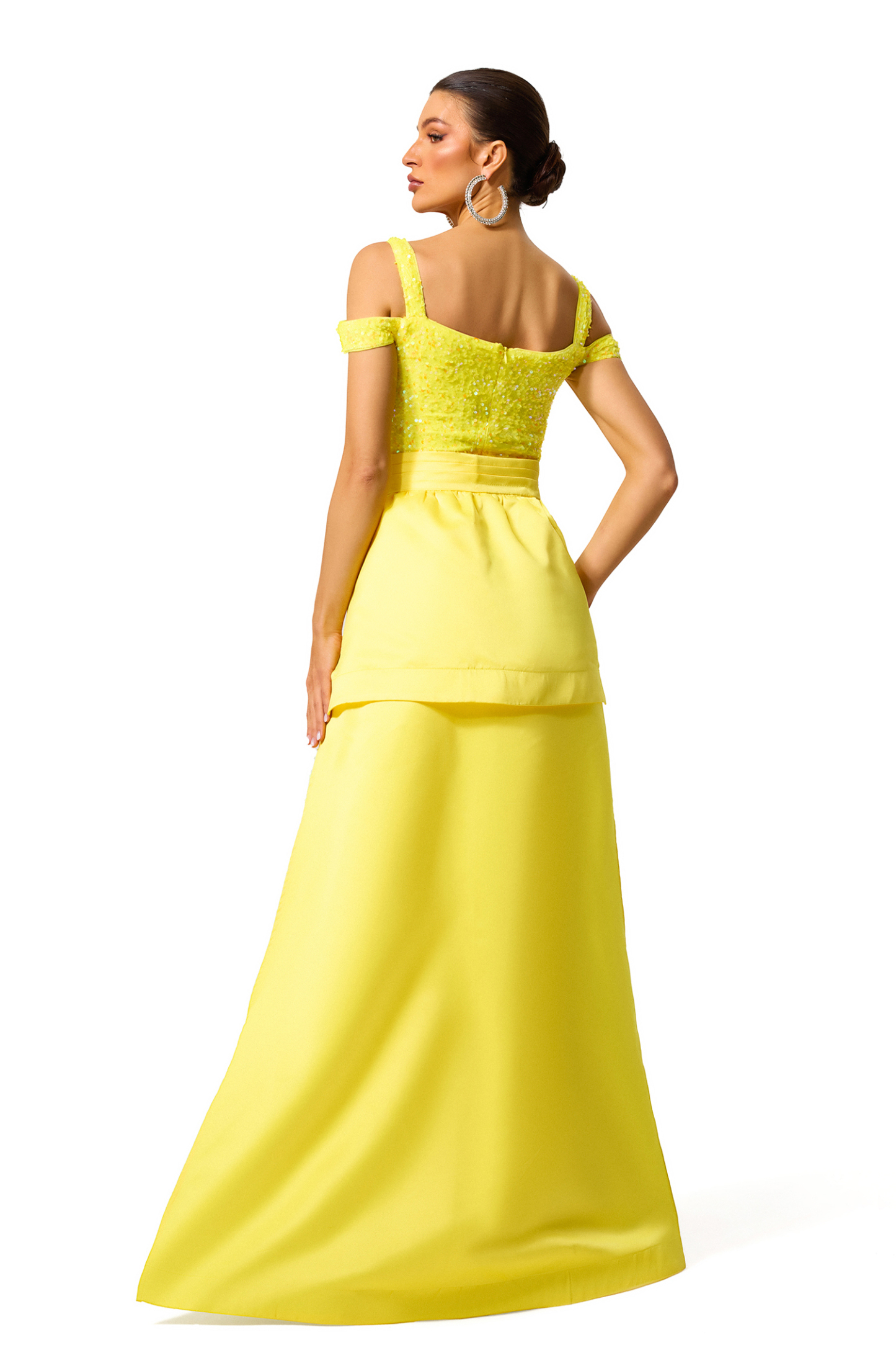 Satin Sleeveless Split Maxi Dress