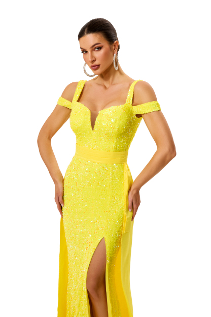 Satin Sleeveless Split Maxi Dress