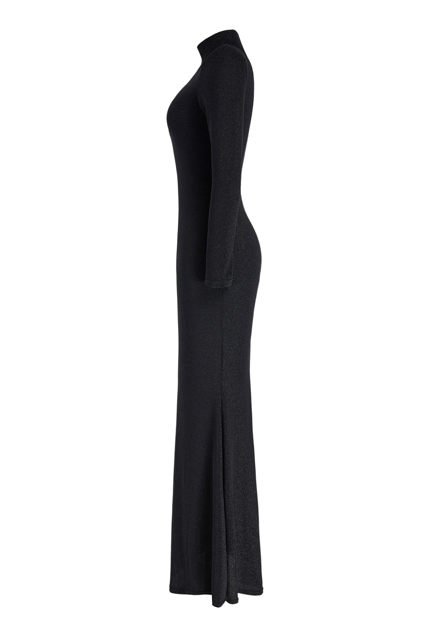 Luxury High Neck Cut-Out Maxi Dress