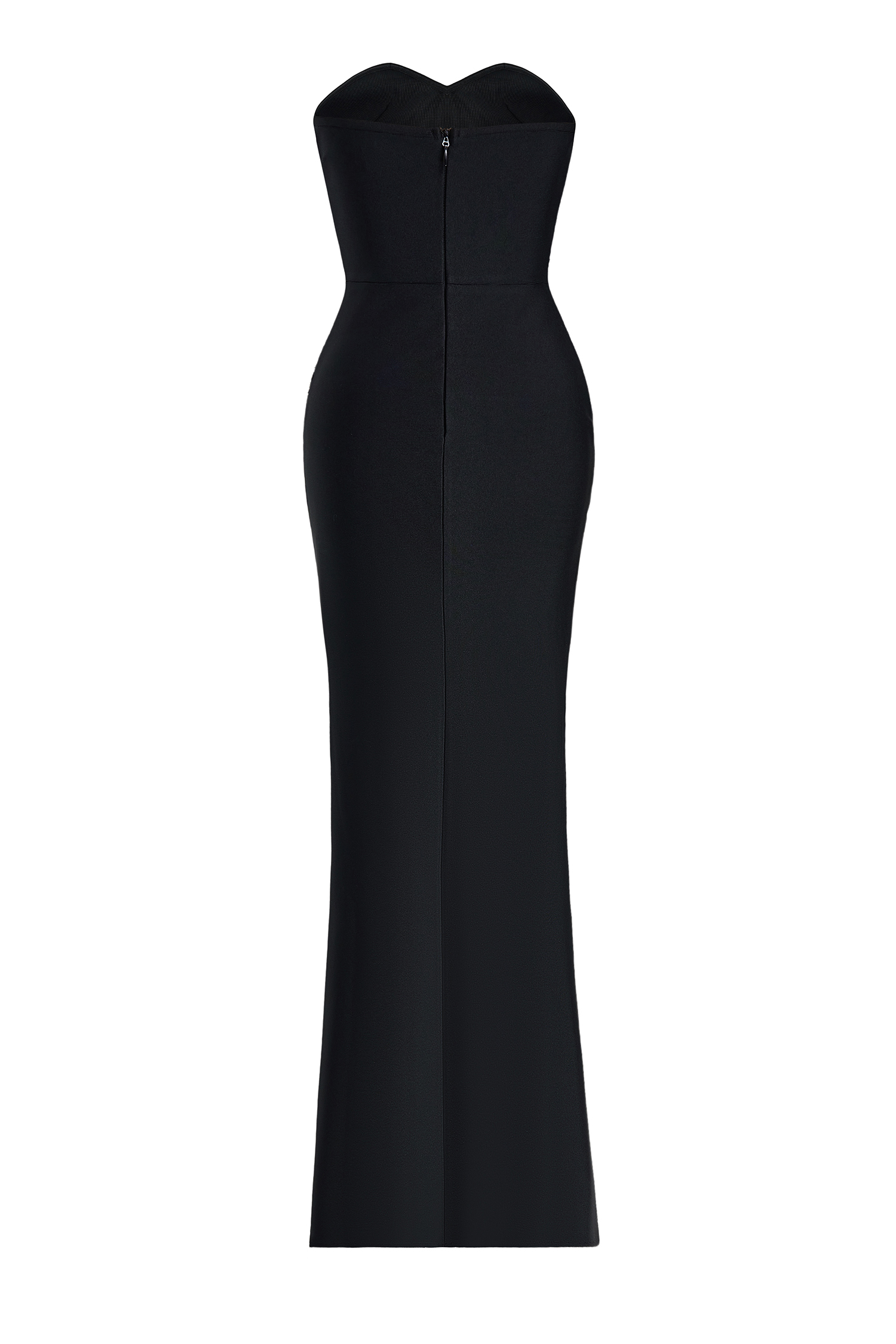 Bandage Rhinestone Off-Shoulder Maxi Dress