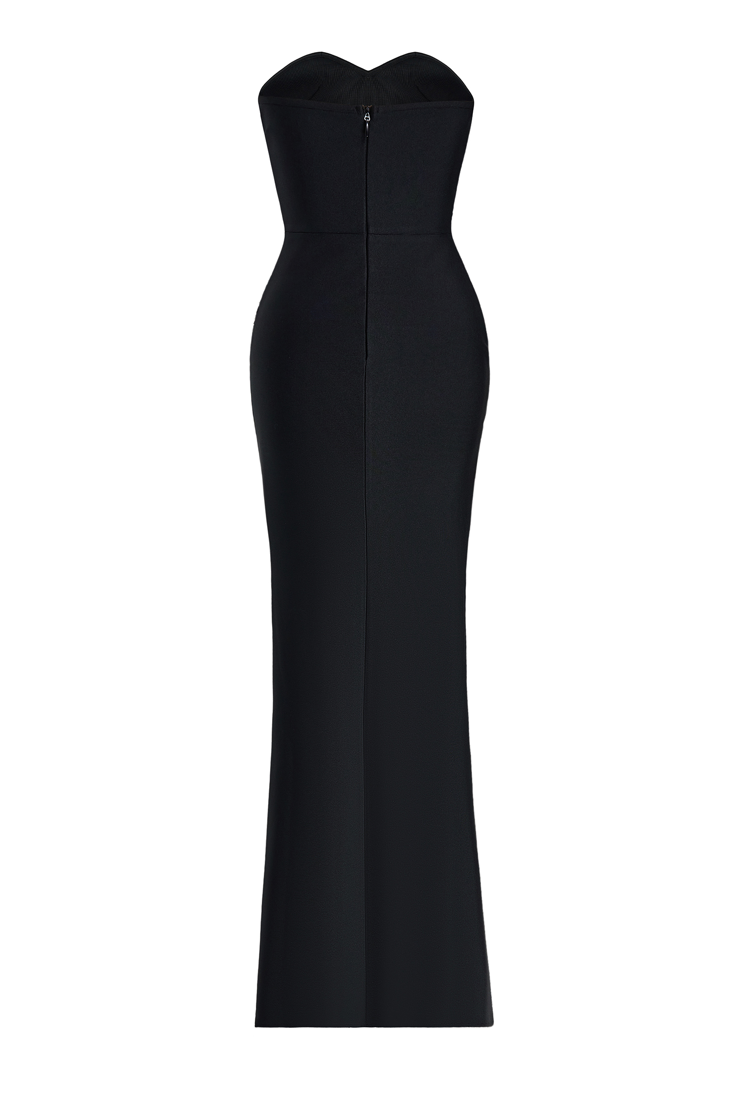 Bandage Rhinestone Off-Shoulder Maxi Dress