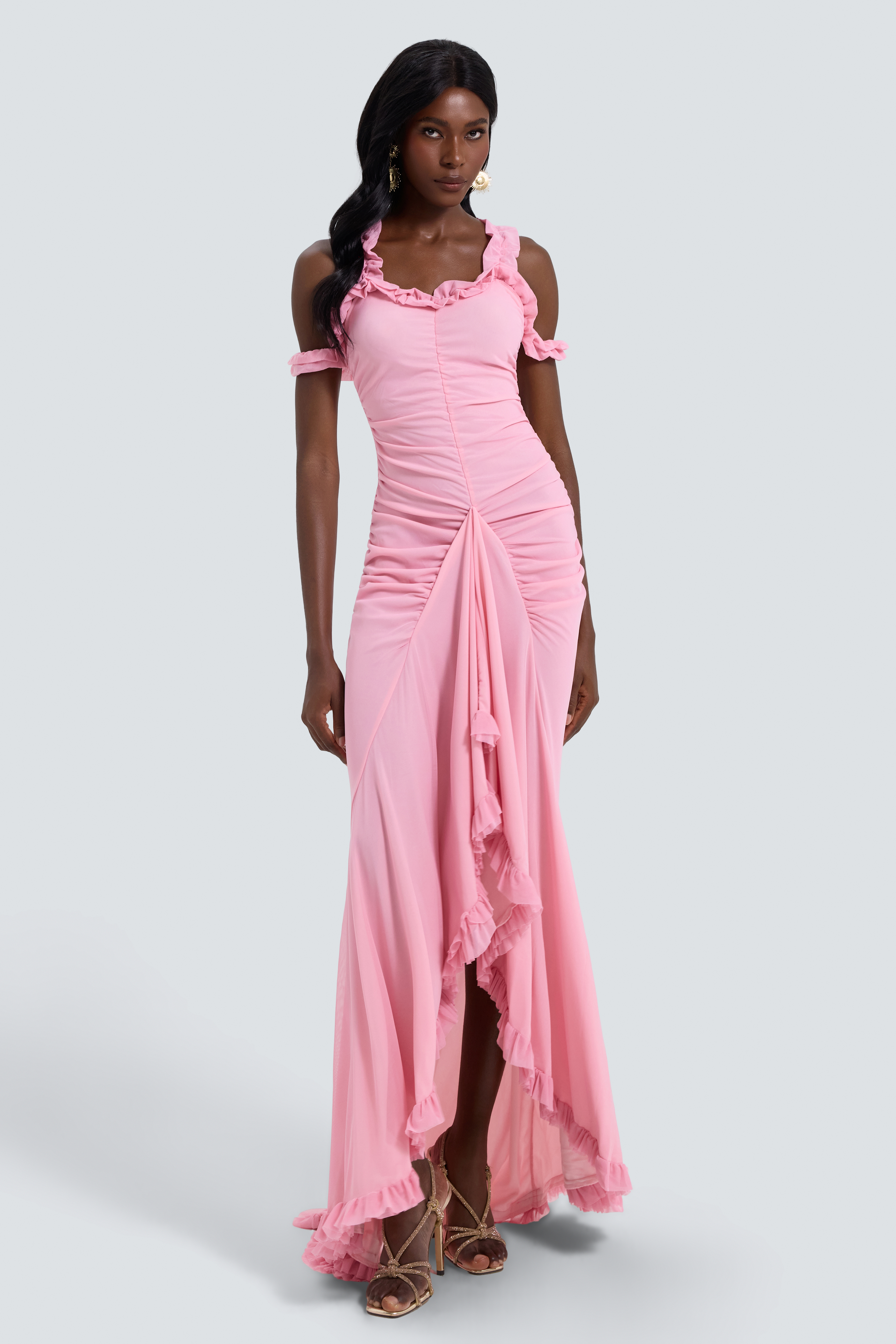 Bandage Faux Pearl Square Collar Maxi Dress – Page 11 – Violet Aurora