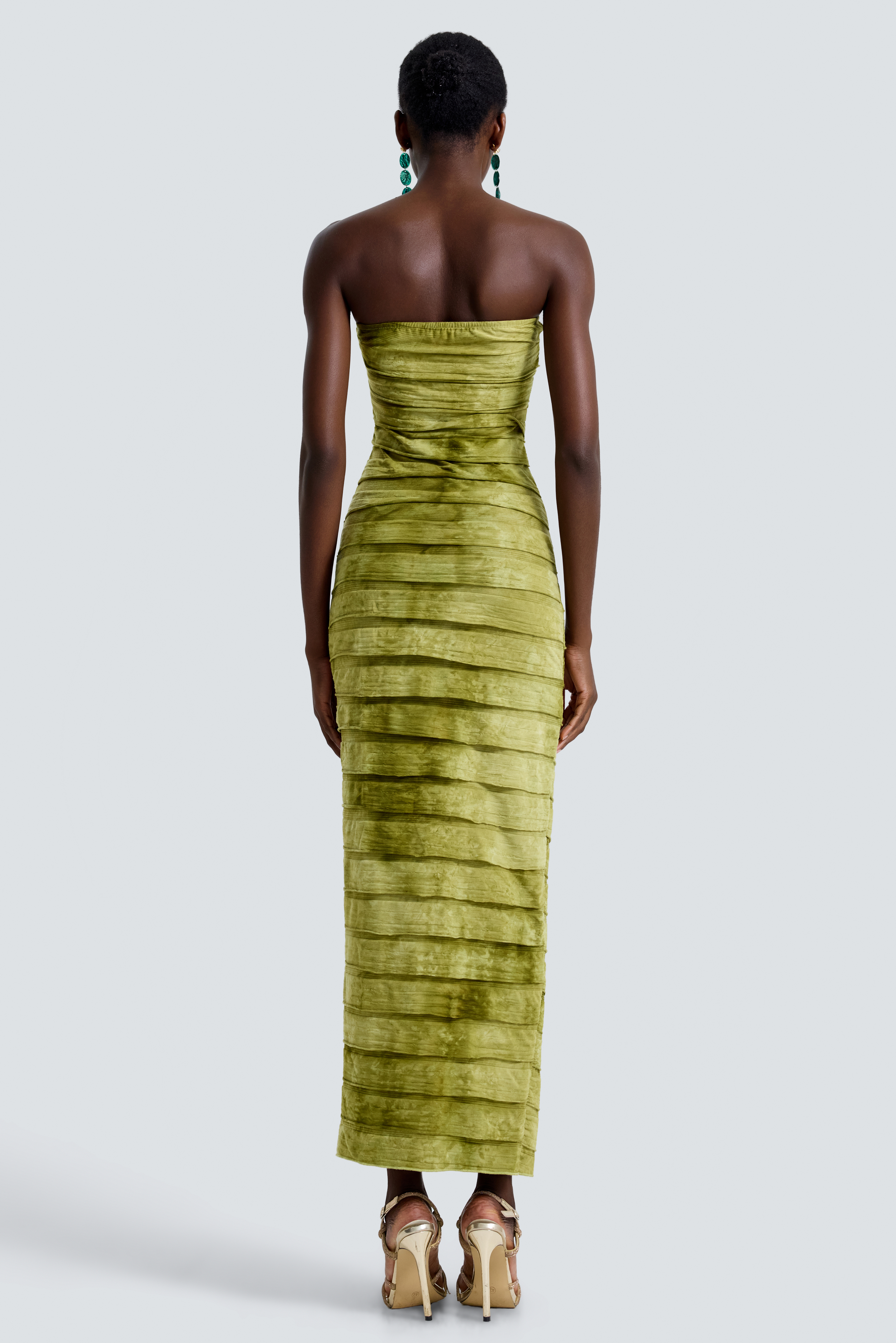 Jersey Tie Dye Off-Shoulder Maxi Dress