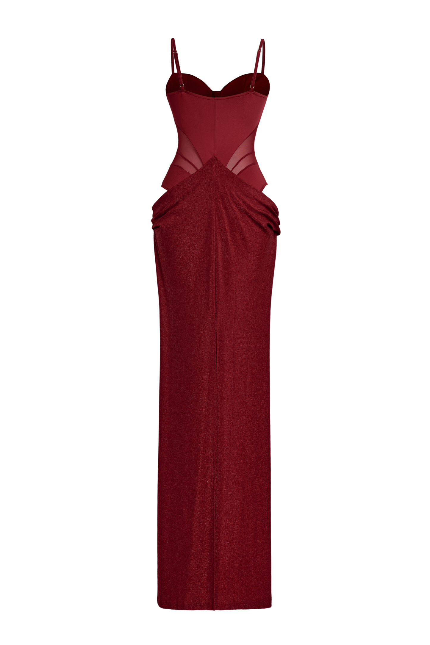 Luxury Sweetheart Neck Sleeveless Maxi Dress