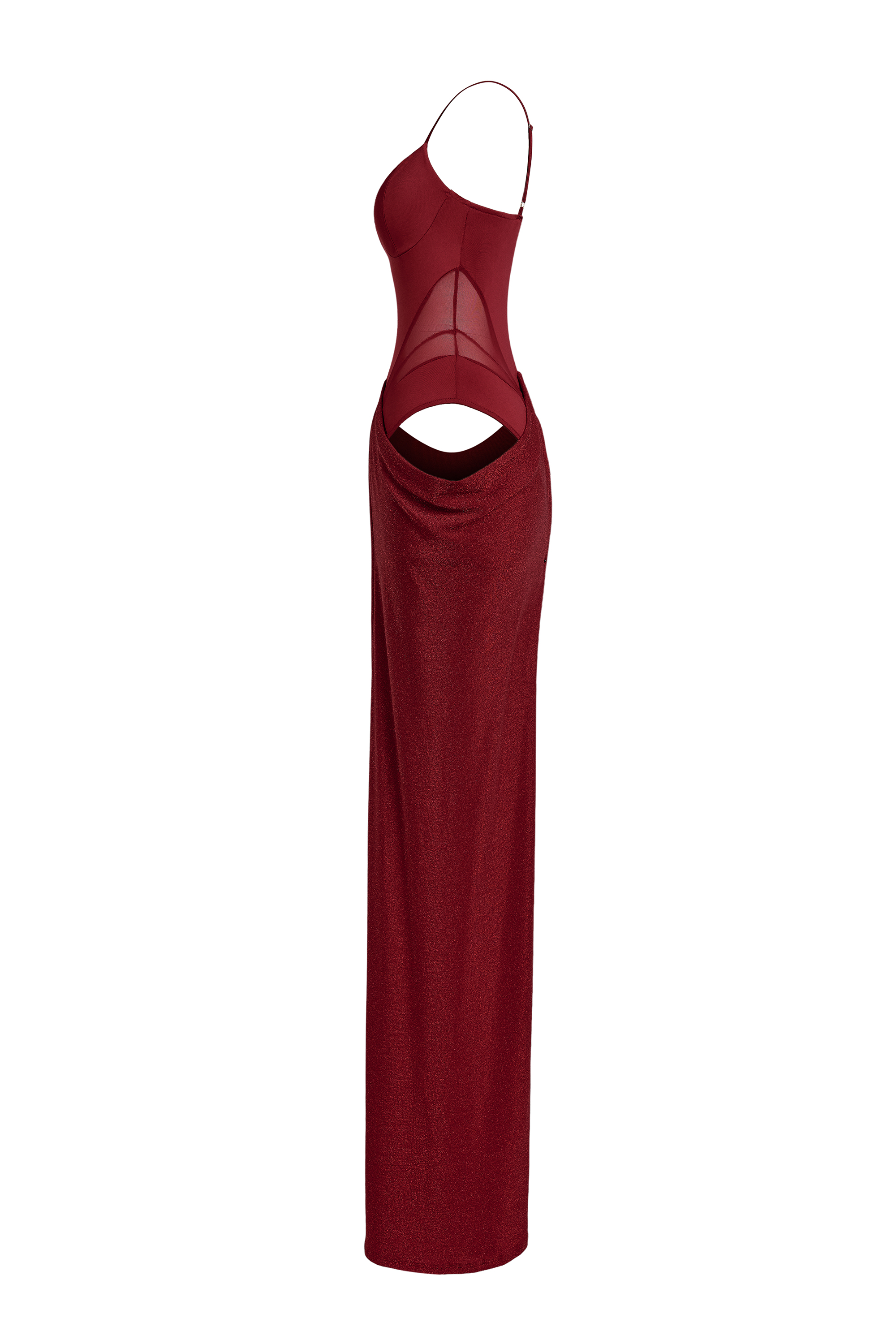 Luxury Sweetheart Neck Sleeveless Maxi Dress