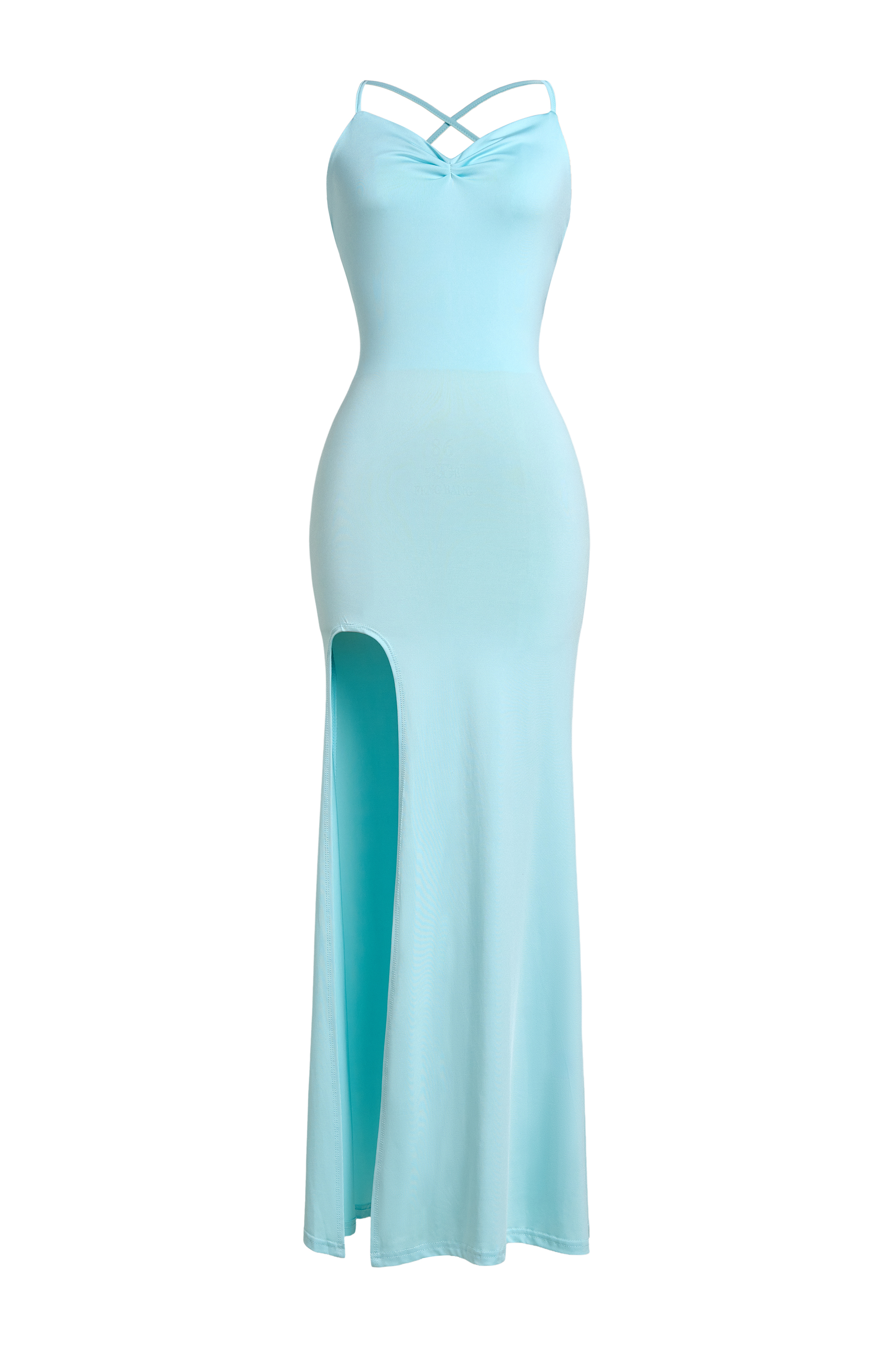 Tie-Up Backless Bow Maxi Dress