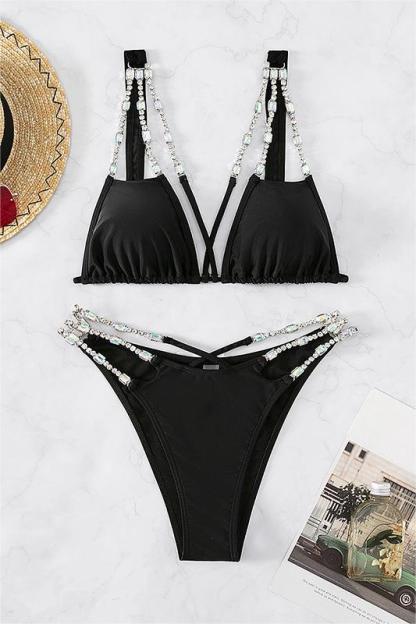 Diamond Bikini Two Piece Set