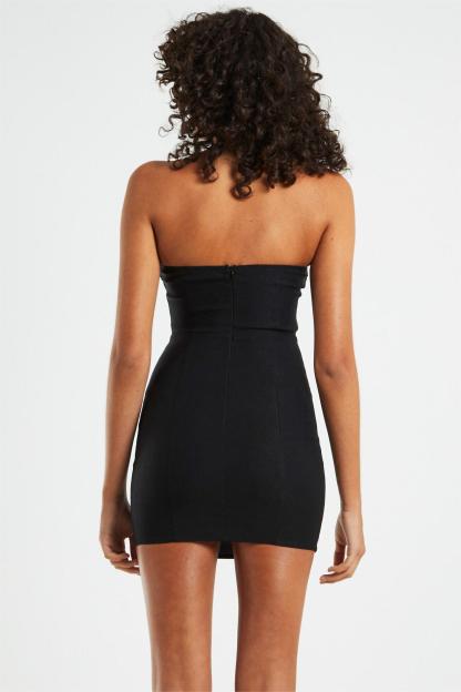 Bow Cut-Out Off-Shoulder Mini Dress