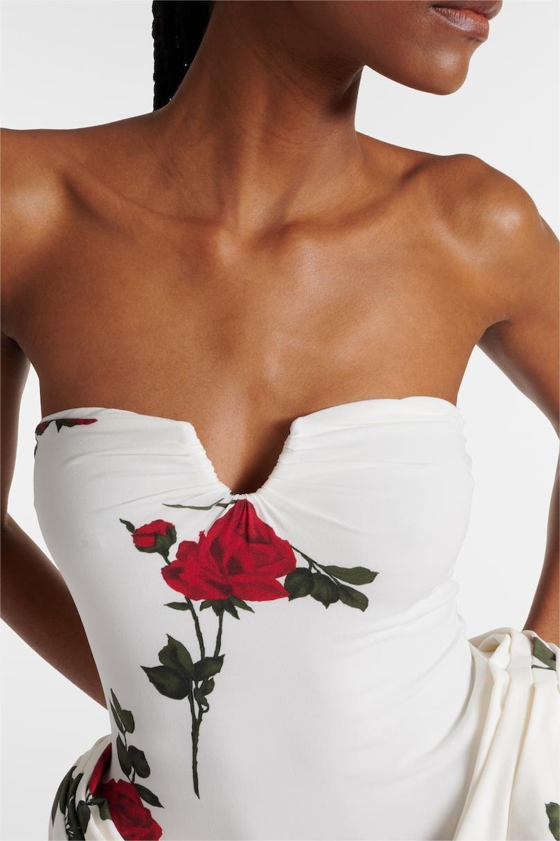 Floral Off-Shoulder Mini Dress