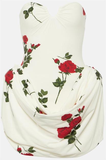 Floral Off-Shoulder Mini Dress