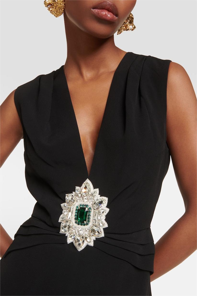 Rivet V-Neck Sleeveless Jumpsuit