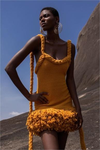 Tassel Solid Sleeveless Mini Dress