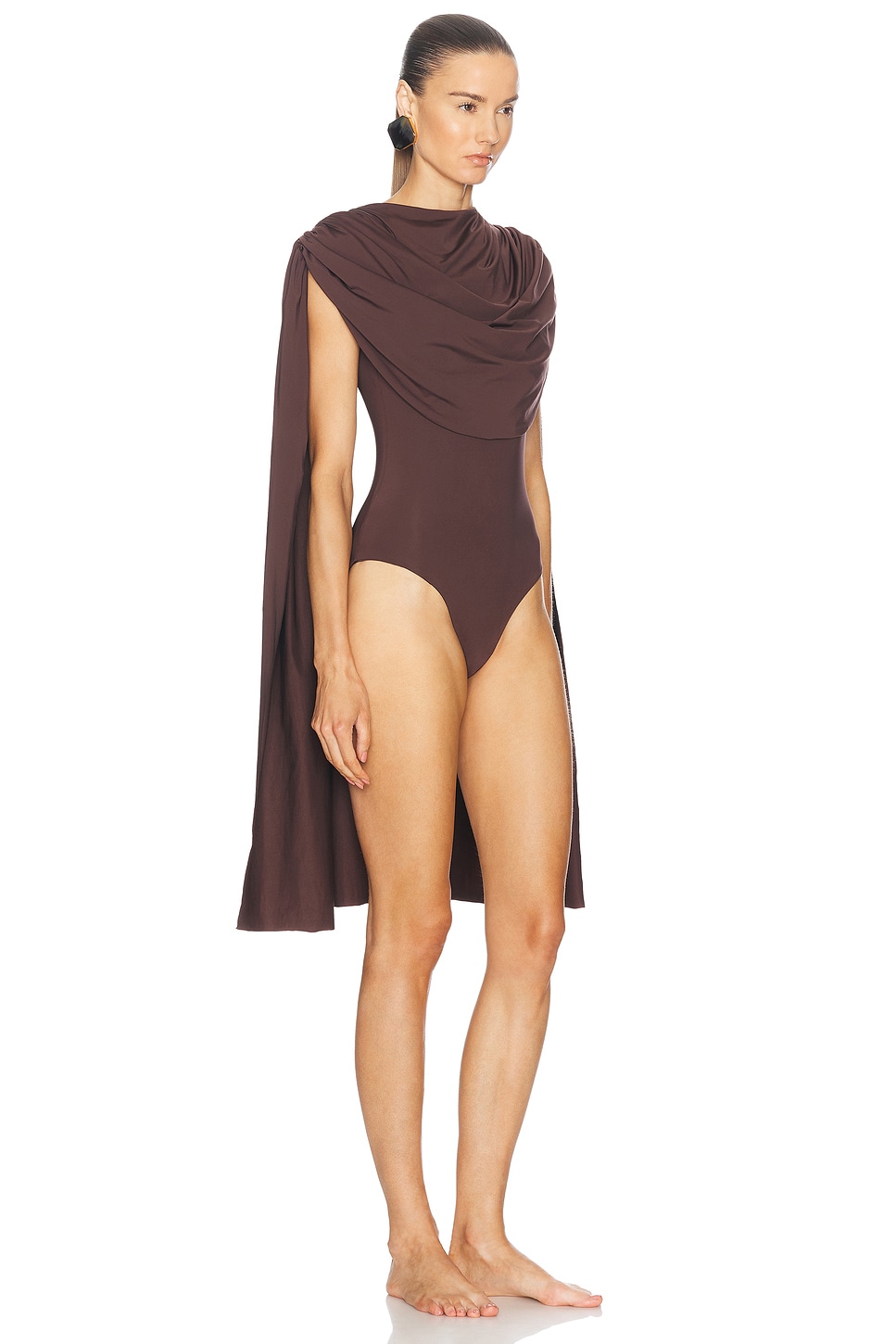 Solid Jersey Cape Sleeve Bodysuit