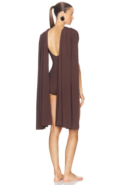 Solid Jersey Cape Sleeve Bodysuit