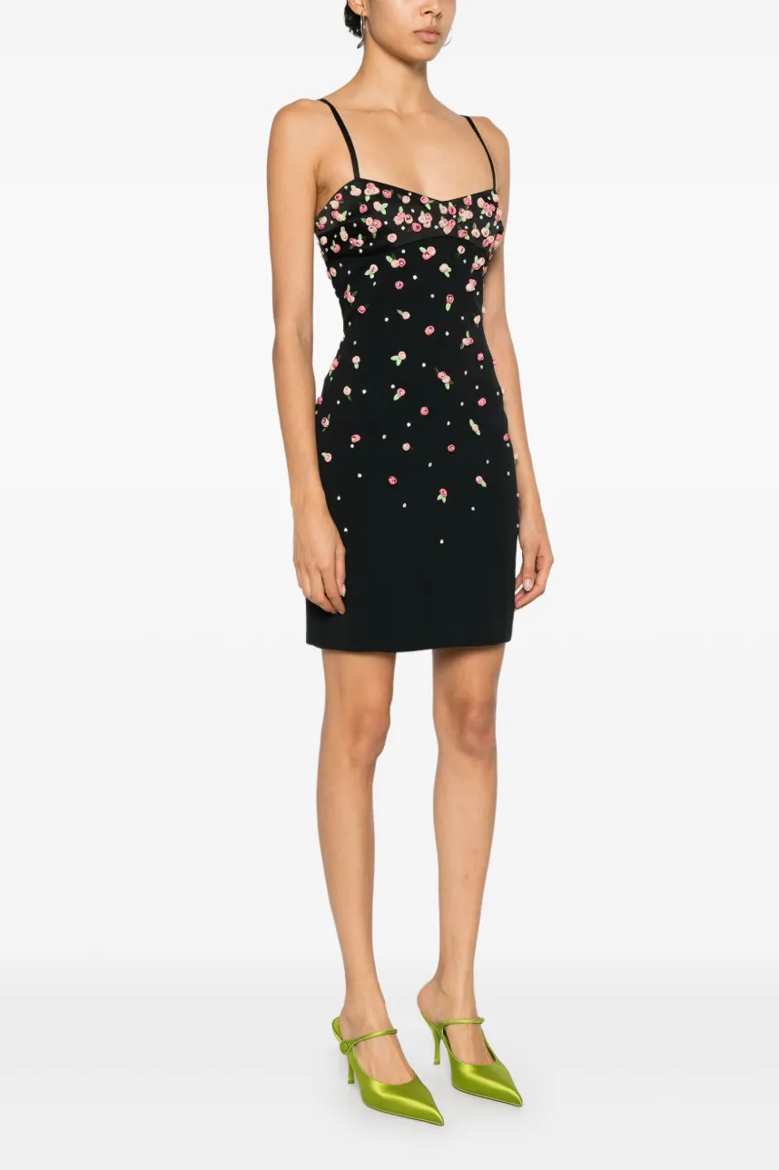 3D Flower Bandage Mini Dress