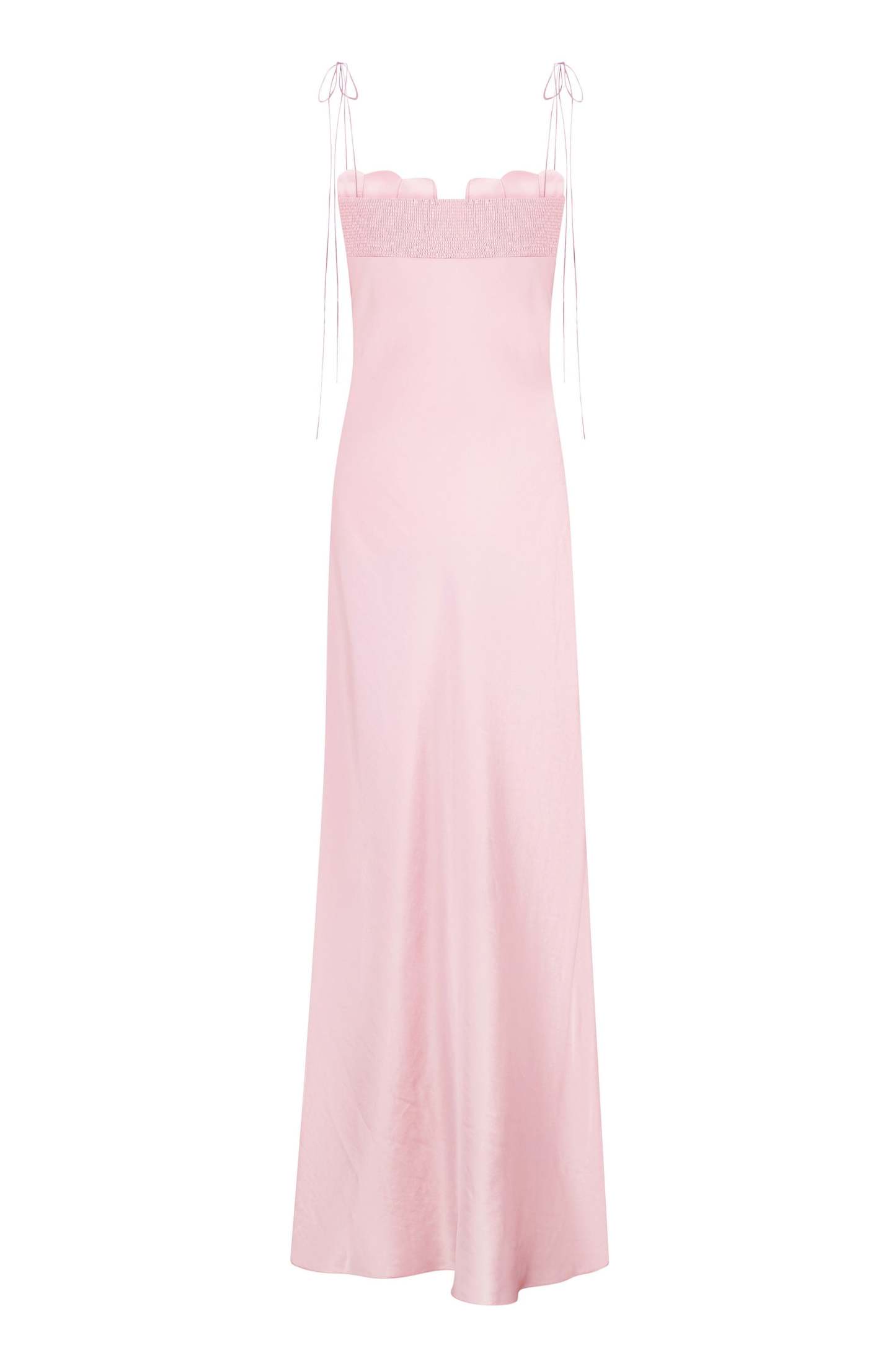 Satin Cut-Out Sleeveless Maxi Dress