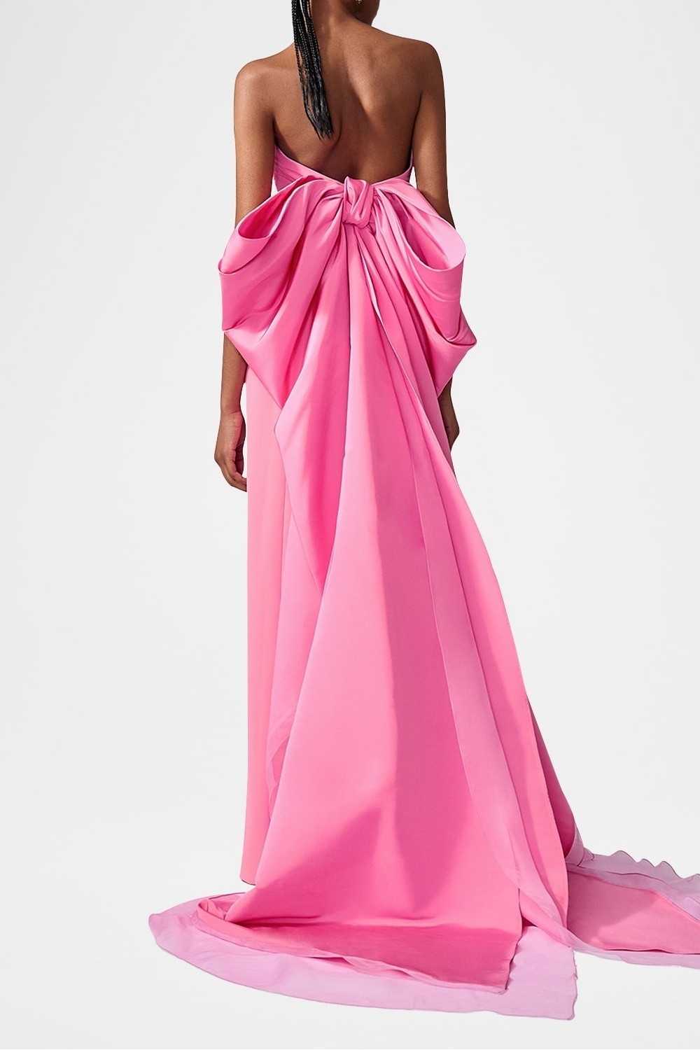Solid Pleated Off-Shoulder Maxi Dress