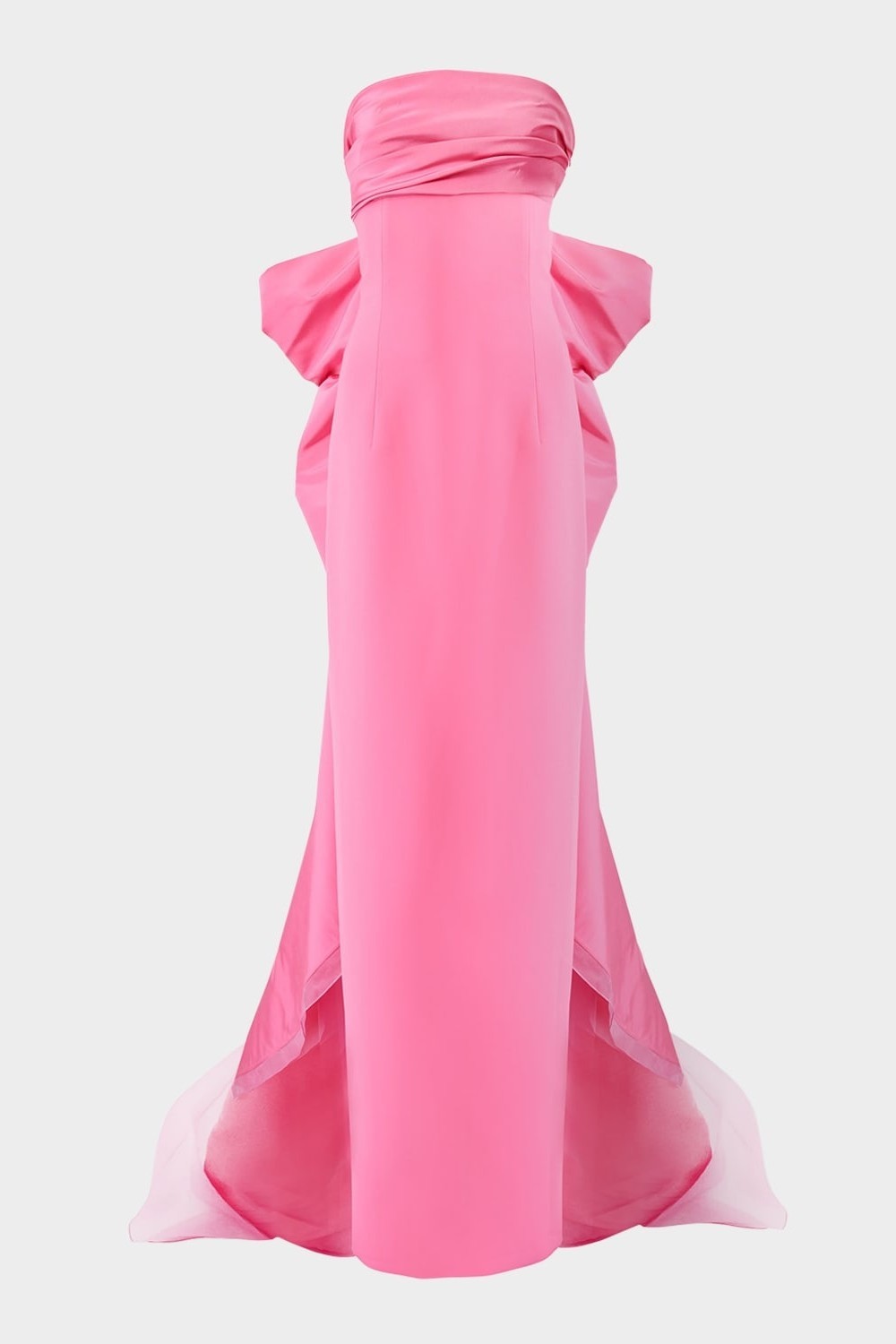 Solid Pleated Off-Shoulder Maxi Dress