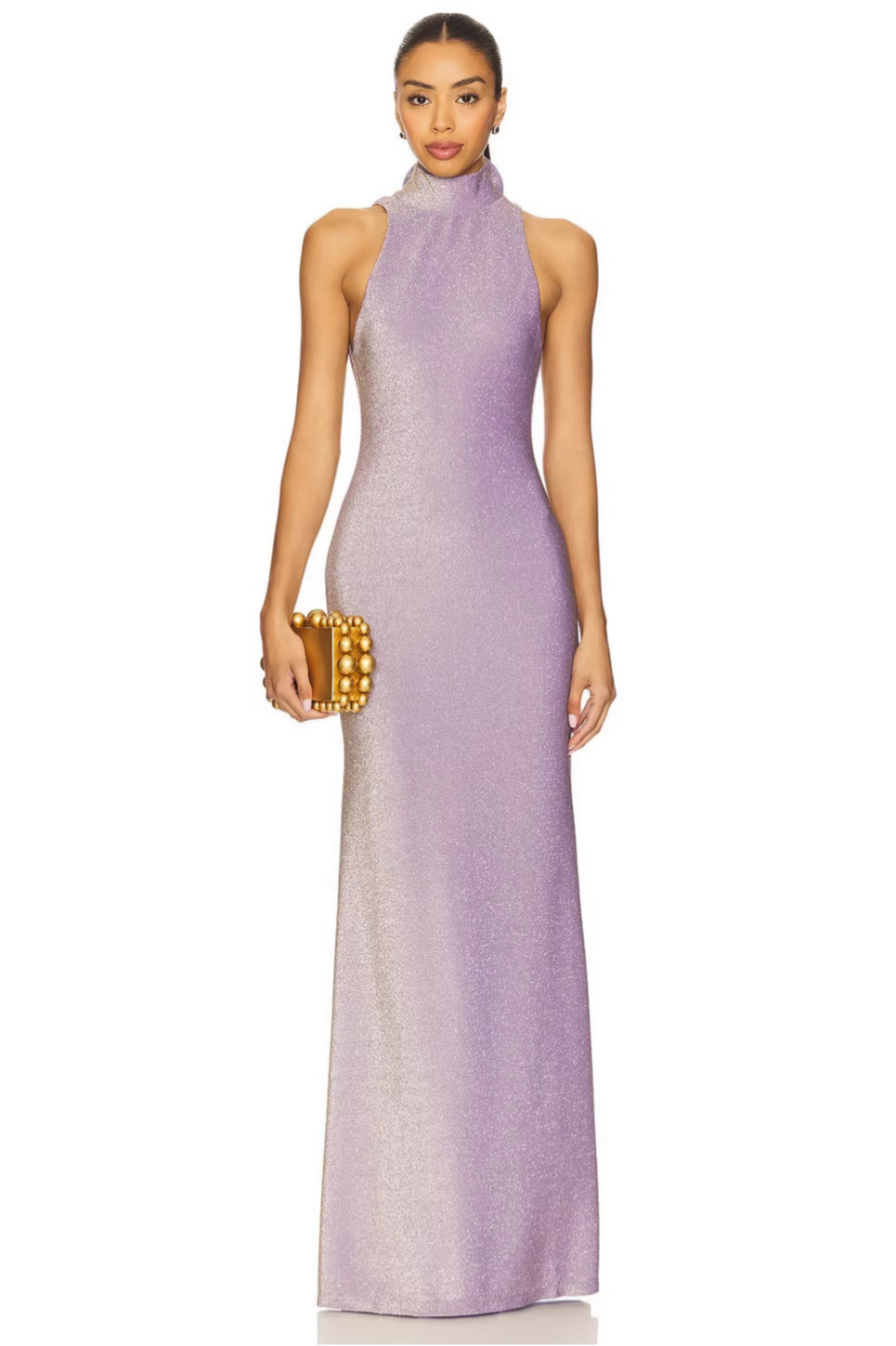 Luxury 3D Flower Backless Maxi Dress